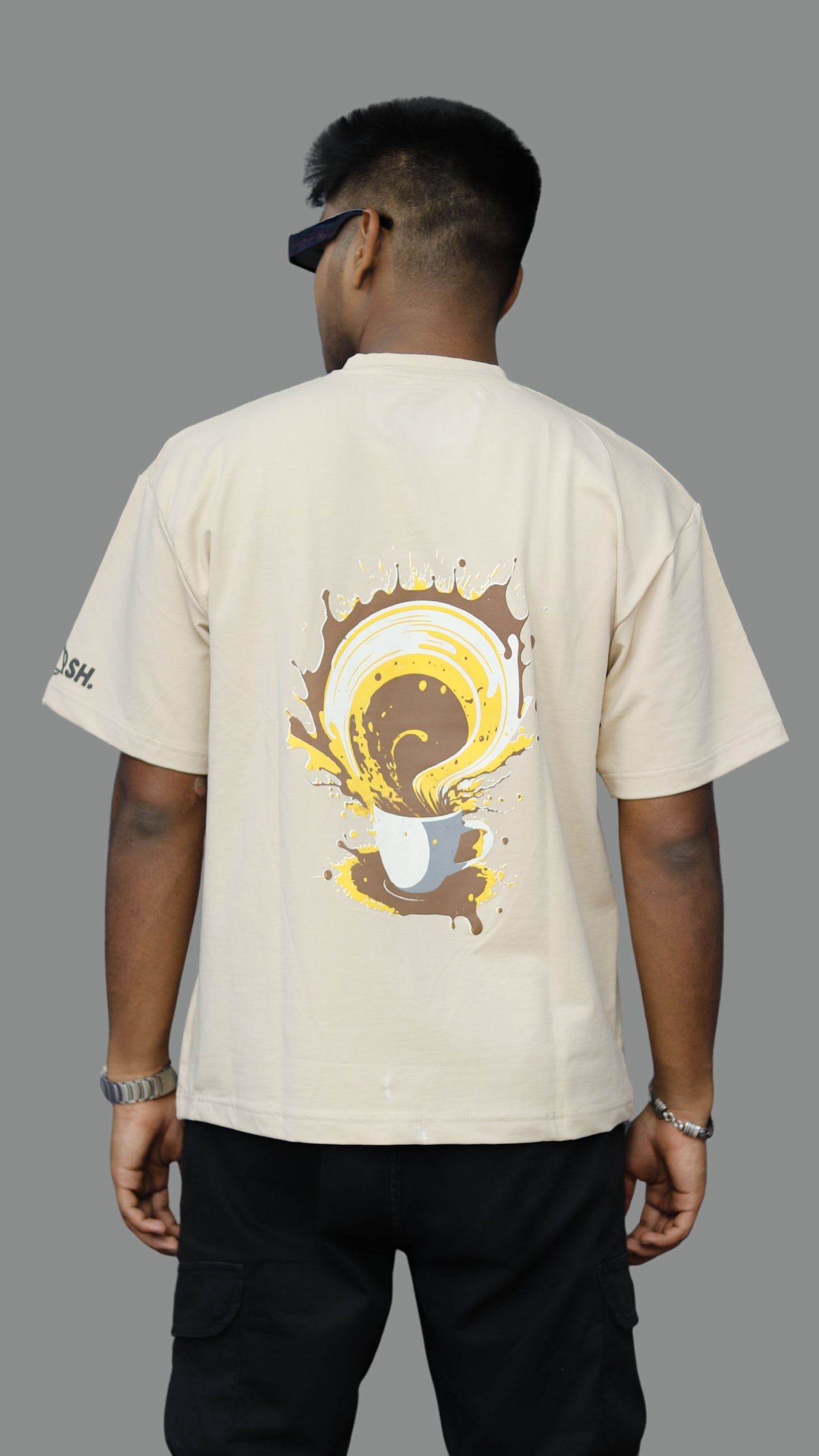 Spill Over Beans Unisex Oversized Tshirt