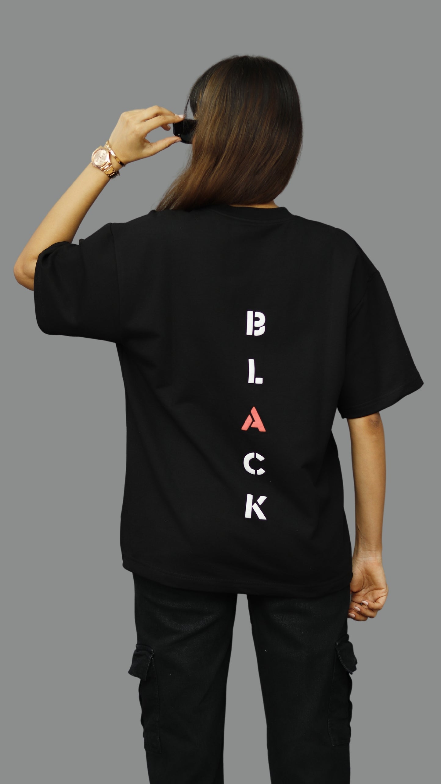 Black Unisex Oversized Tshirt