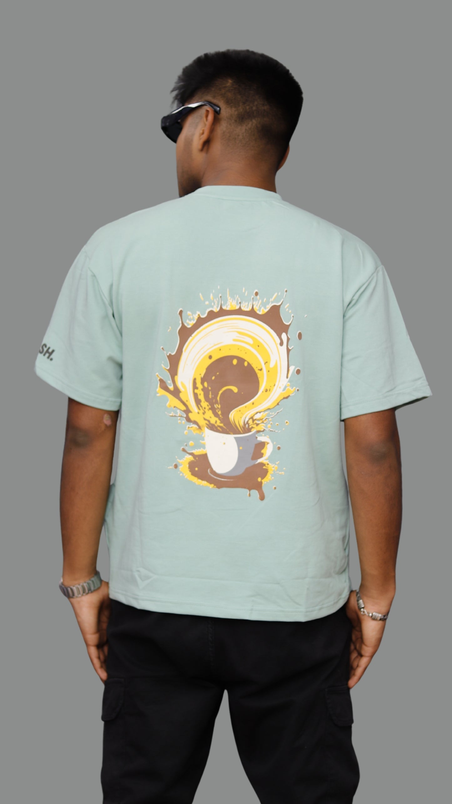 Spill Over Beans Unisex Oversized Tshirt