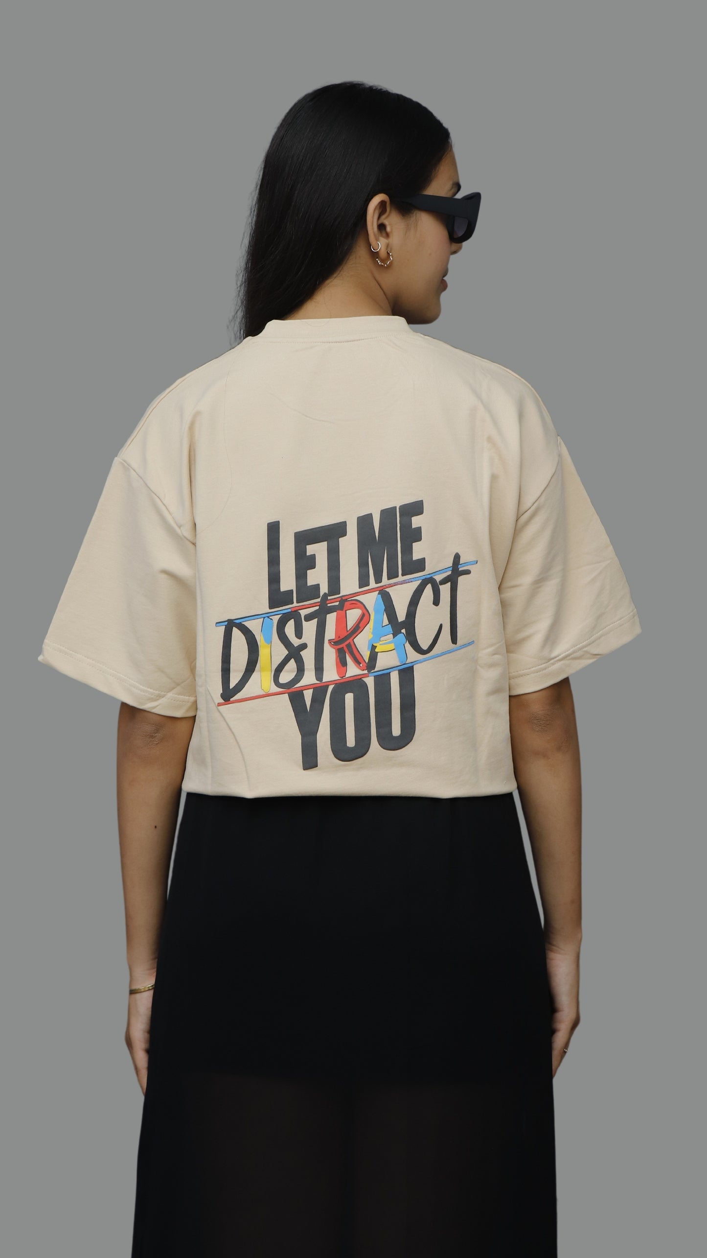Let Me Distract You Unisex Oversized Tshirt
